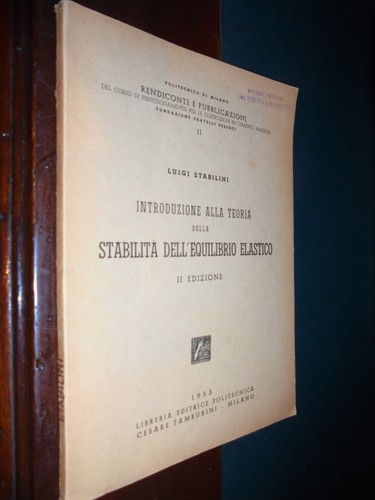 Stabilini introduzione - stabilini, l.;