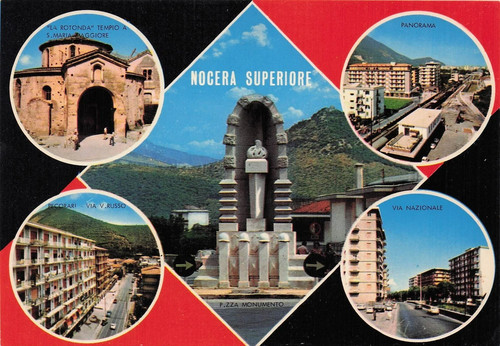 121e cartolina nocera - cartolina,