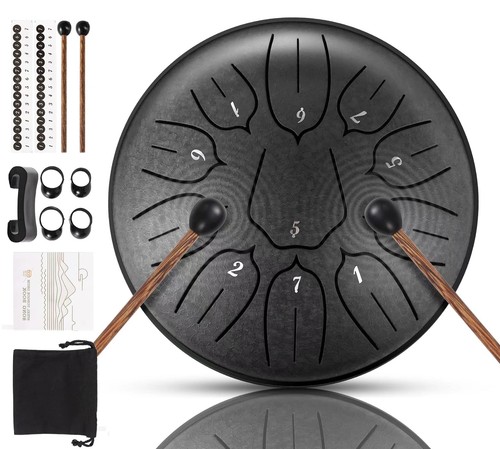 Steel tongue drum - steel, 11