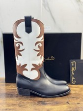 Via Roma 15 Texano Pelle Nero