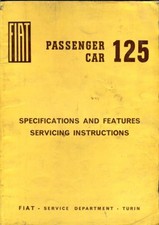 Fiat 125 1968 Manuale