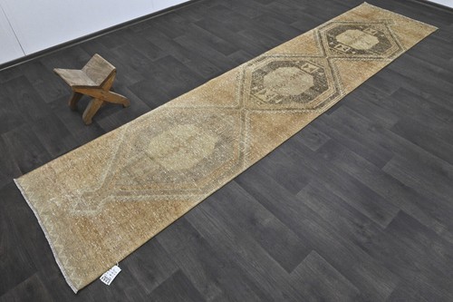 Vintage turkish runner rug - vintage,