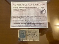 BUONO DI CASSA 2 LIRE UMBERTO