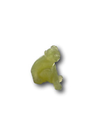 ARTE ORIENTALE SCIMMIA IN GIADA NATURALE COLLEZIONE