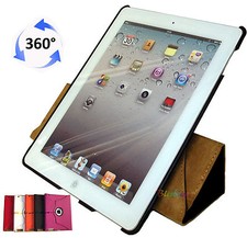 SMART COVER PER APPLE NEW IPAD 3 CUSTODIA MAGNETICA STAND 360° PROTEZIONE CASE 
