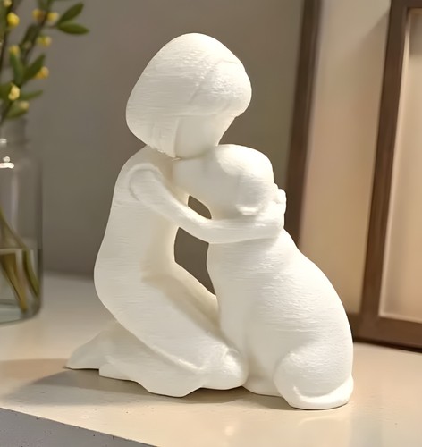 Stampo silicone per statua - in,