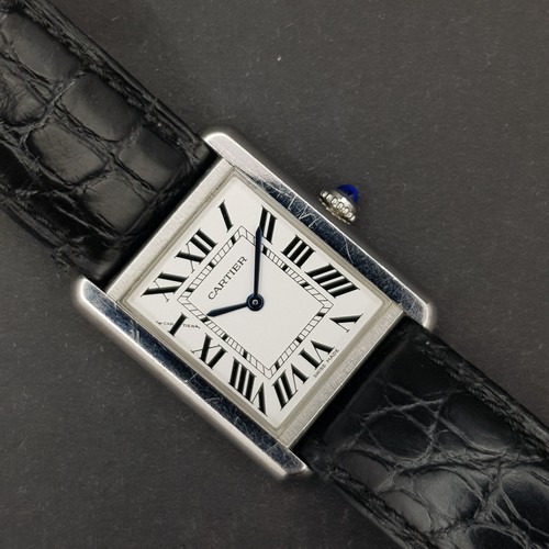 Cartier tank solo 3170 24mm - tank,