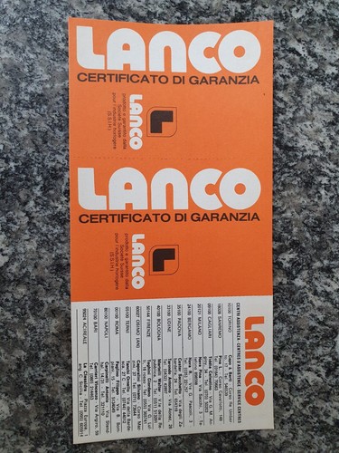 Garanzia lanco orologio - garanzia,