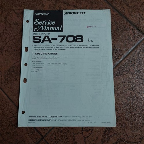 Amplificatore stereo originale