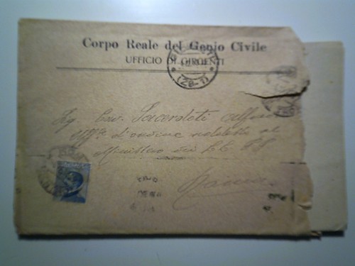Busta viaggiata corpo reale - busta,