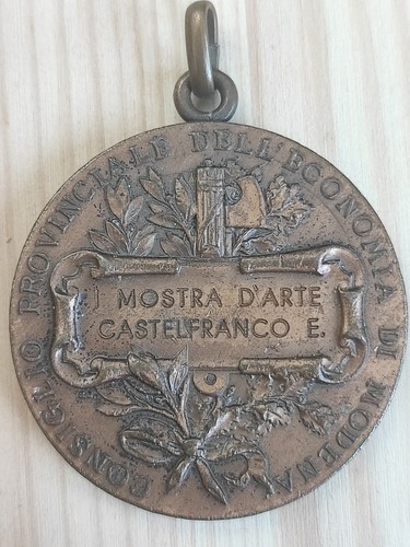 Medaglia mostra arte - 1^mostra, d'arte