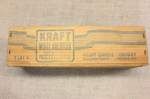 Vecchia scatola formaggio