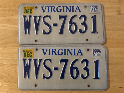 Vintage virginia number plate - vintage,