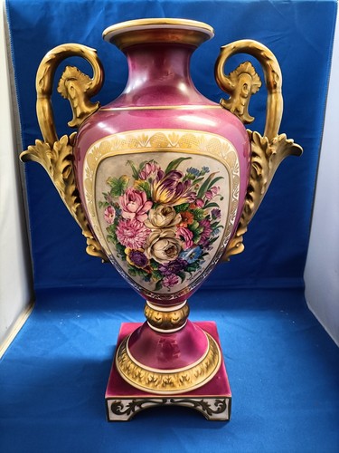 Vaso capodimonte anfora - -,