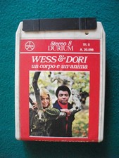 Cassetta Stereo8 WESS & DORI Un Corpo E Un'Anima Durium A. 20.096