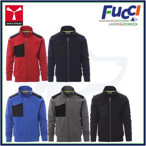 Felpa payper work uomo zip - work,