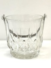 Porta ghiaccio anni '80 cestello secchiello acciaio e vetro in ottime condizioni