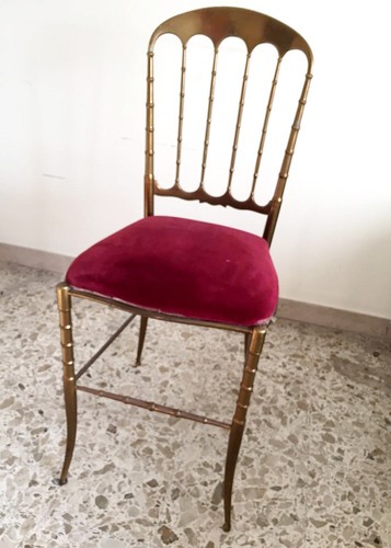 Sedia decorativa ottone e - sedia,