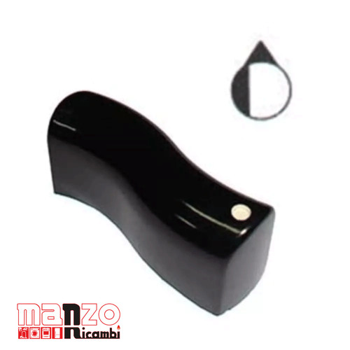 Manopola fuochi gas nera - fuochi,