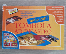 Tombola ad incastro Cani&Gatti gioco educativo Lisciani giochi completo Vintage
