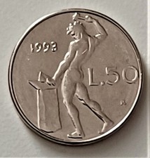 Moneta Italia da 50 Lire