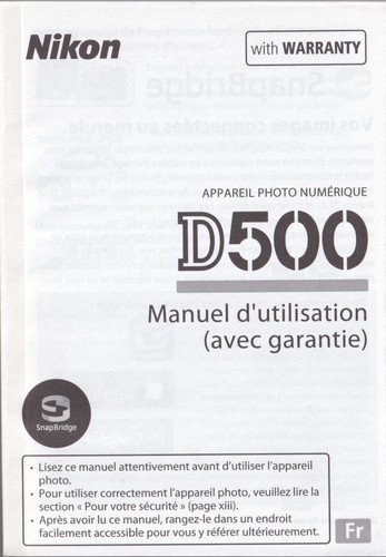 Nikon manuale uso - d'uso,