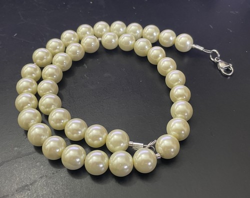 Collana perle bianche - , da