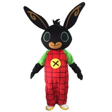 Mascotte bing coniglio nero - bing,