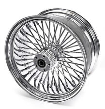 Cerchio a raggi 18x8,5" Big Fat King Spoke cromato adatto per Harley Davidson	