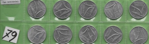 Lotto monete 10 lire - 10,