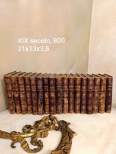 Lotto raccolta antichi libri francesi XIX secolo 1800 letteratura storia 