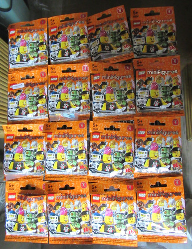 Lego minifigures 8804 serie - minifigures,