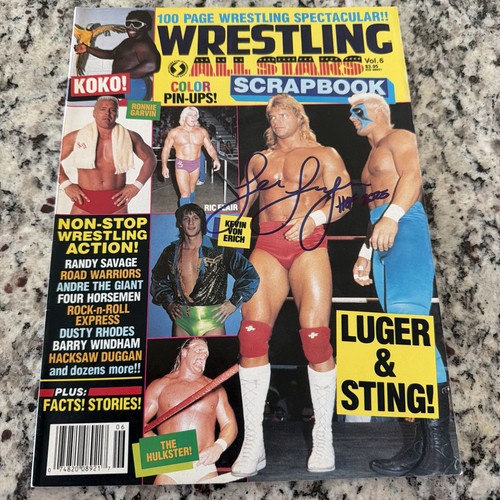 Wwe lex luger signed wrestling - wwe,