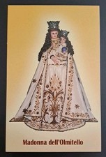 B4   santino  Holy Card MADONNA DELL' OLMITELLO DELICETO FOGGIA 