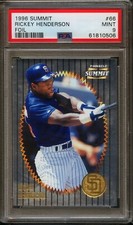 RICKEY HENDERSON 1996 PINNACLE