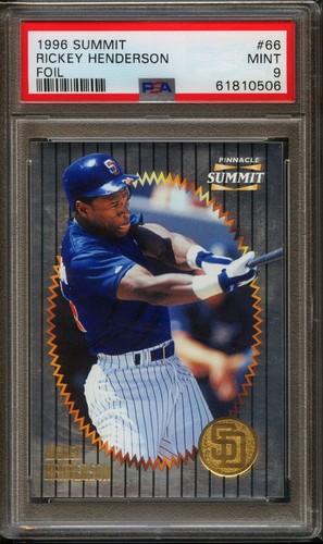 Rickey henderson 1996 - rickey, pinnacle