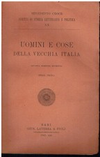 Uomini e cose della vecchia