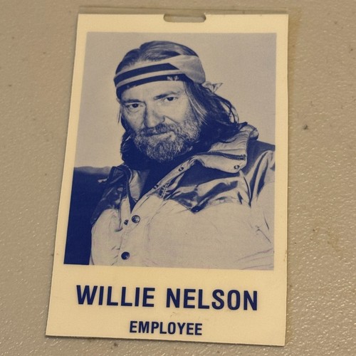 Willie nelson laminated crew - willie,