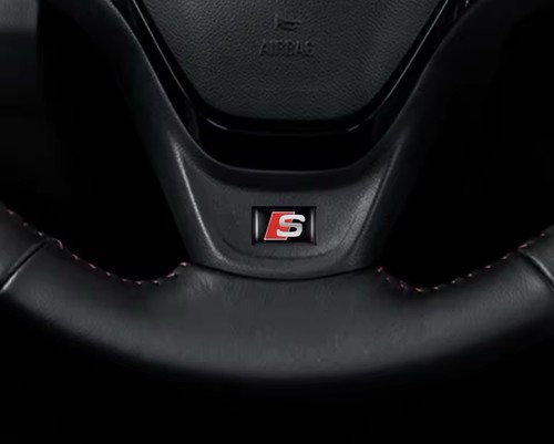 Audi 3d domed badge - domed,