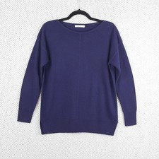 Woolovers Maglione Navy Puro