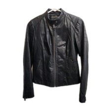 Giacca pelle donna marca - di,