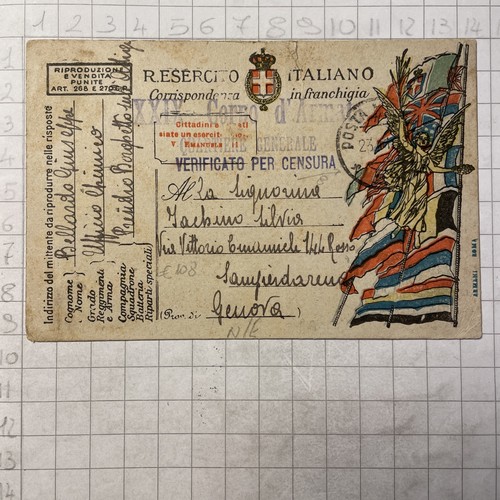 Cartolina esercito italiano - cartolina,