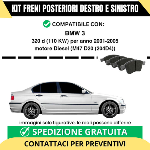 Pastiglie freno posteriori - pastiglie,