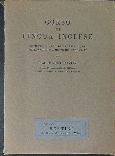 Corso lingua inglese hazon - di,