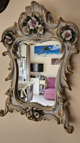 Specchio capodimonte vintage - specchio,