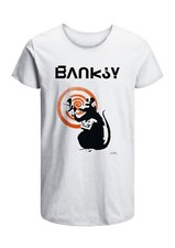 T-Shirt Banksy Street Art Uomo
