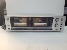 Kenwood stereo double cassette - double,