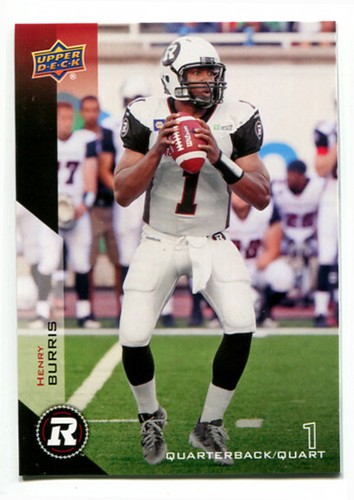 2014 cfl henry burris card - cfl,