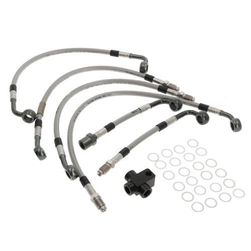 Kit tubi freno stahlflex - kit,