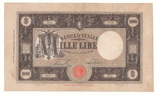 1000 lire grande - lire,